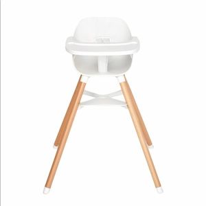 Lalo high chair in white
